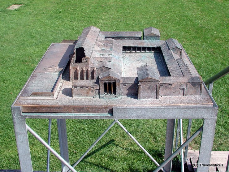 Model of Roman forum in Kempten, Germany