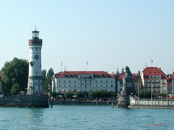 View of the lighthouse from boat