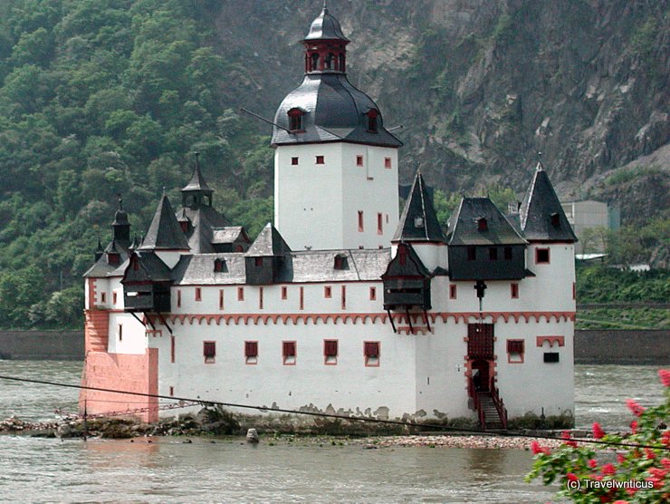 Pfalzgrafenstein Castle in Kaub, Germany