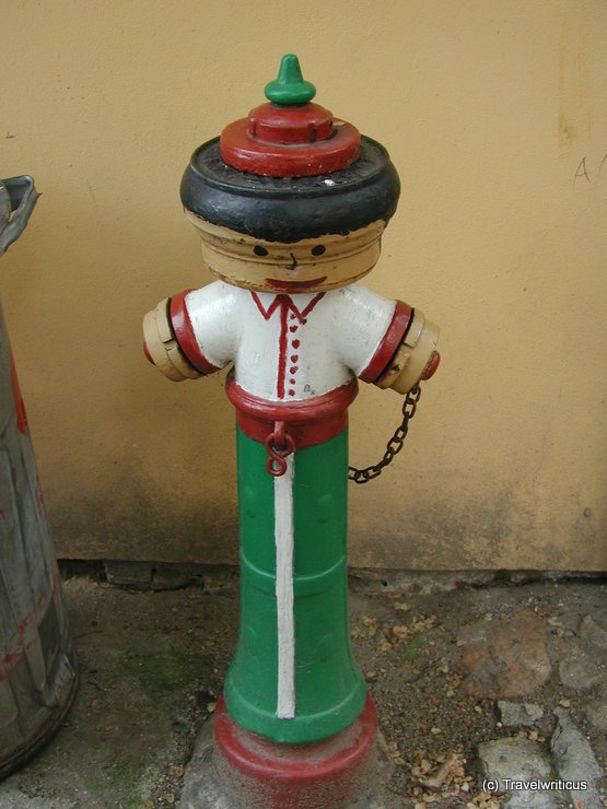 Fun fire hydrant in Tabor, Czech Republic
