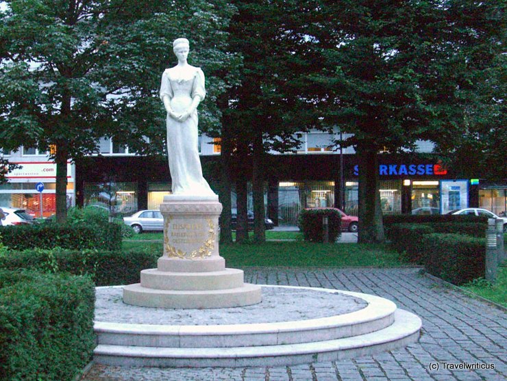 Monument of Sisi in Salzburg, Austria