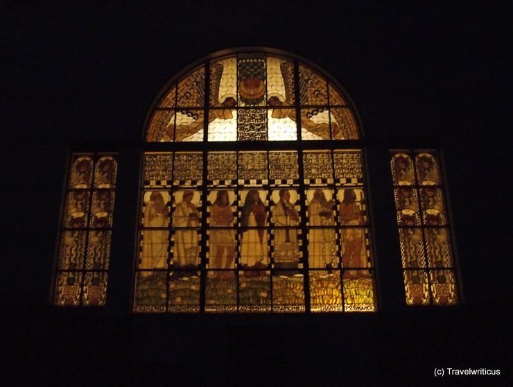 Window at the Church of Steinhof in Vienna, Austria
