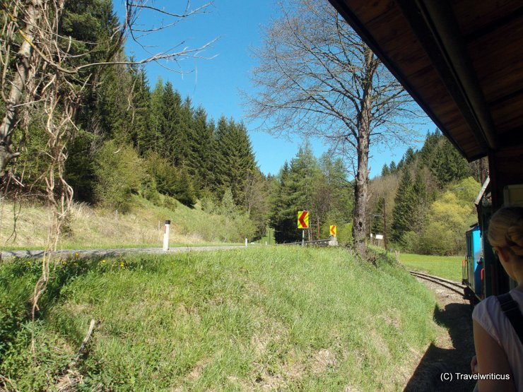 View from the Breitenau Railway, Austria