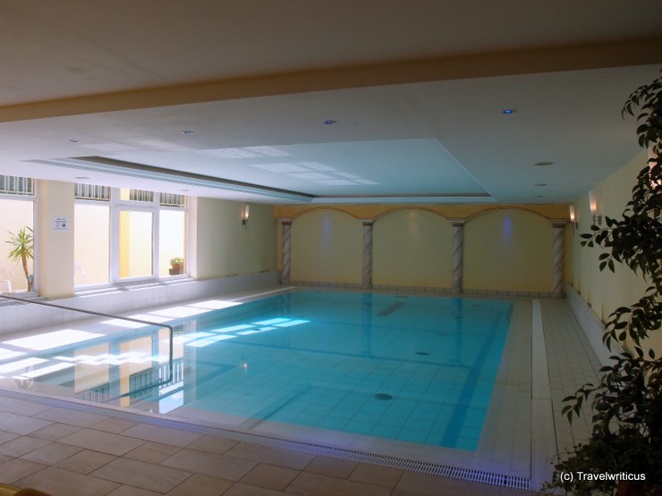 Indoor swimming pool at Hotel Alpenhof in Brixen im Thale, Austria