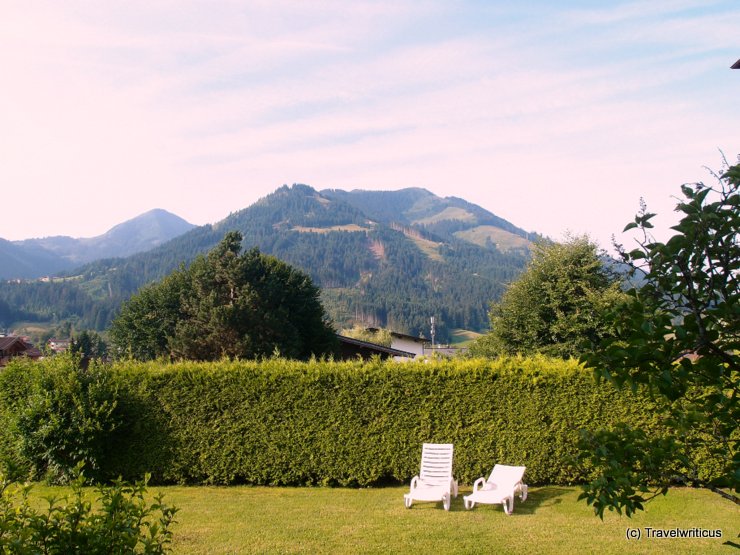 Sunbathing lawn at Hotel Alpenhof in Brixen im Thale, Austria