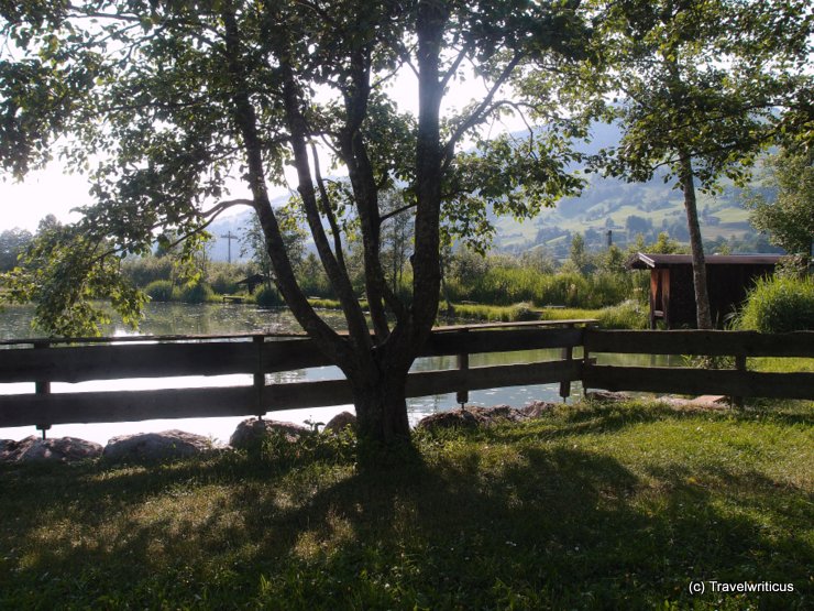 Erlensee Lake in Brixen im Thale, Austria