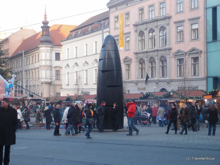 Public clock of Brno, Czech Republic