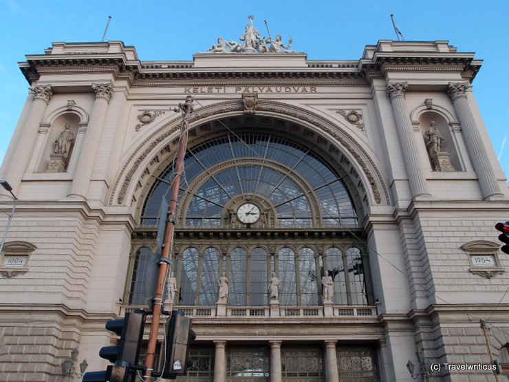 Railway station Keleti Pu in Budapest