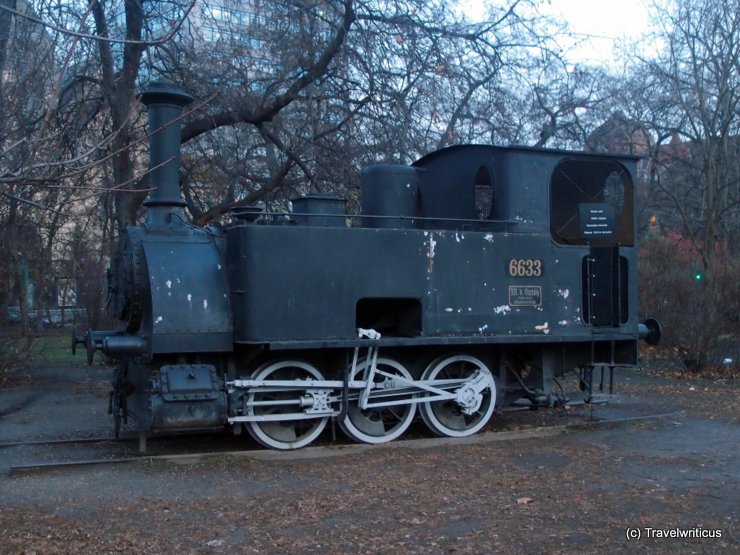 Locomotive NkNb 1-3 (1882) in Budapest, Hungary