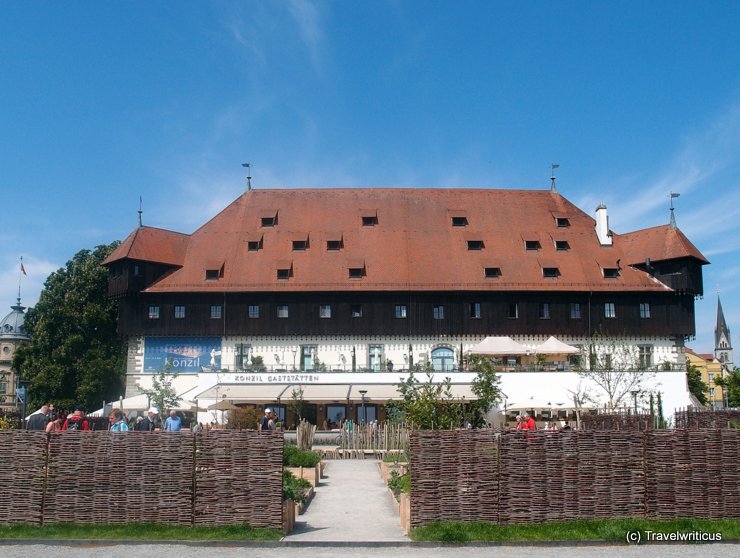 Lake side of the council building Constance