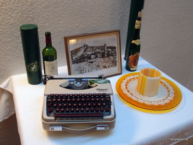 Typewriter at Hotel Pfeffel, Austria