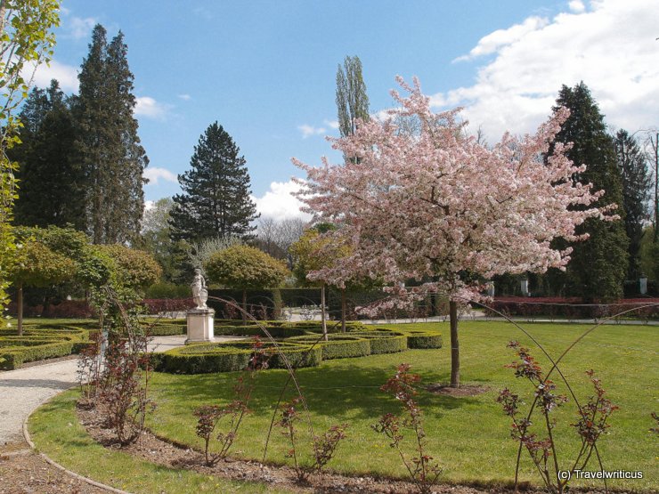 Planetary garden of Schloss Eggenberg in Graz, Austria