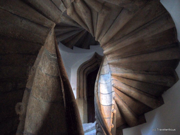 Twin spiral stairs at Graz Castle, Austria