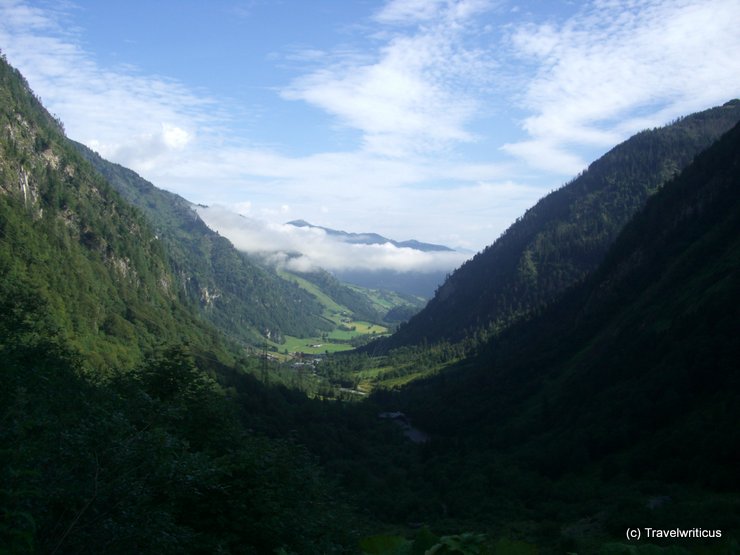 View from the Lärchwandlift in Kaprun, Austria