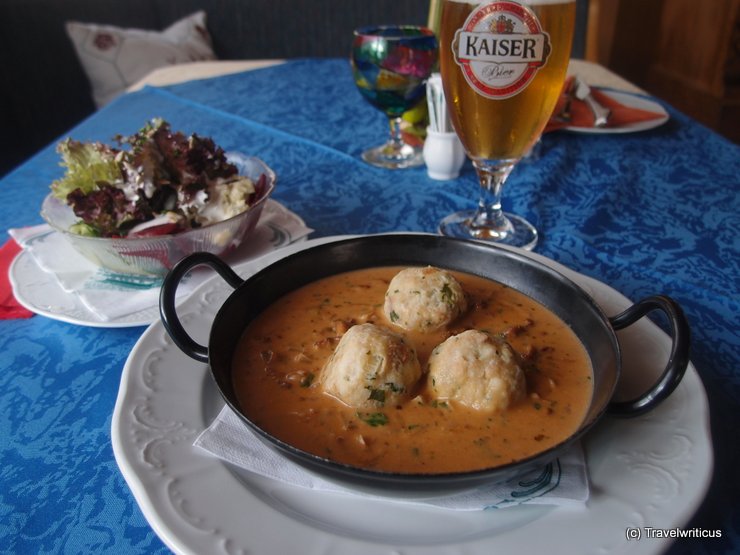 Mushroom pan in Klammstein, Austria