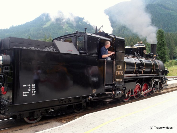 Steam locomotive Mh3 in Krimml, Austria