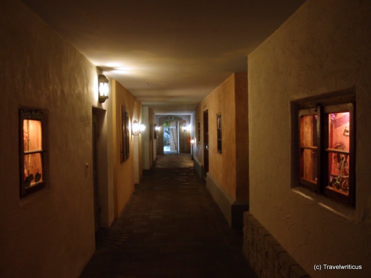 Corridor at Hotel Alpenrose in Lermoos, Austria