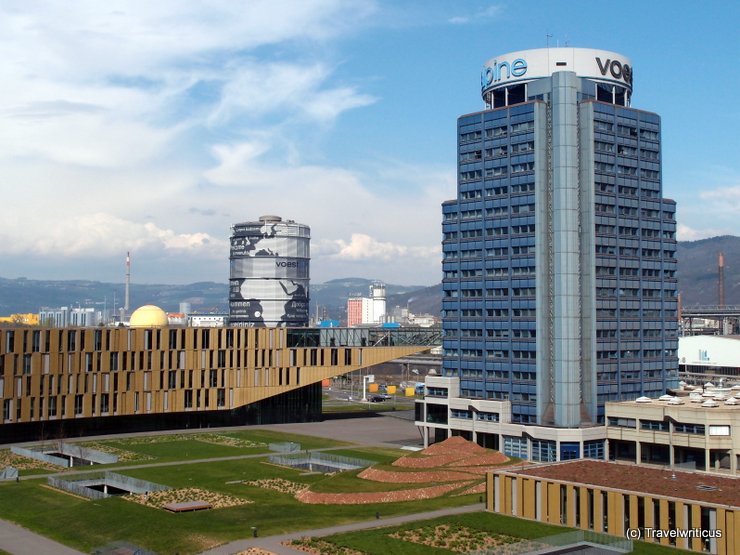 View from the Stahlwelt in Linz, Austria