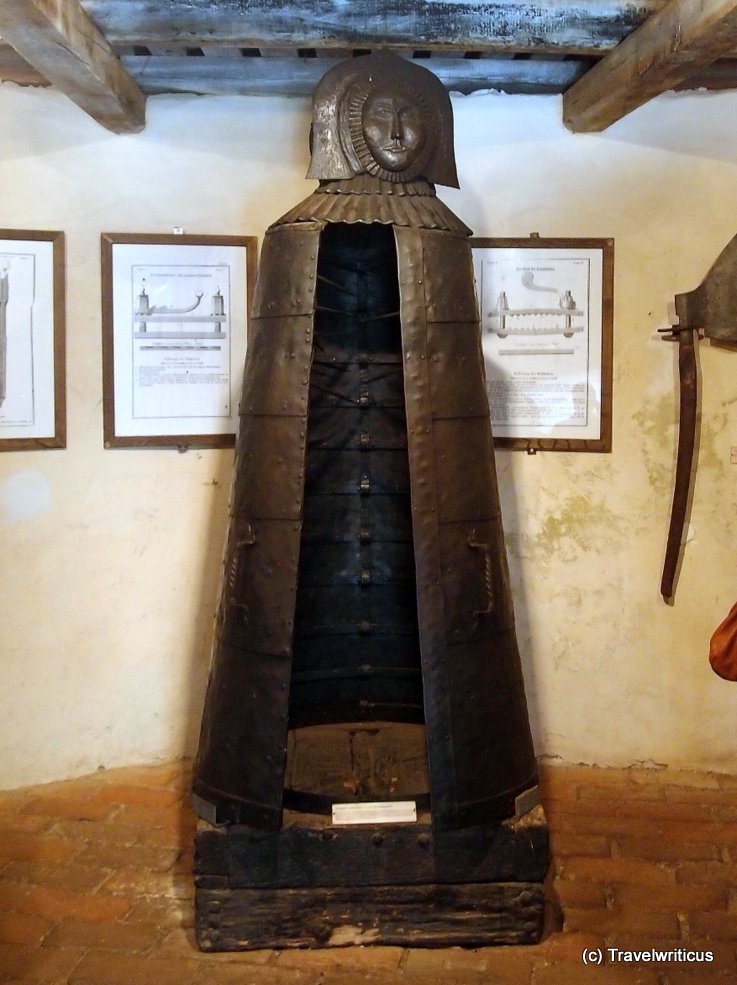 Iron maiden at Lockenhaus Castle, Austria