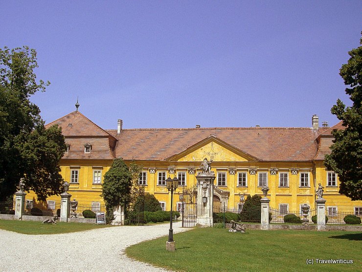 Front view of Marchegg Palace