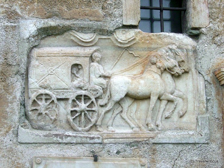 Roman mail coach in Maria Saal, Austria