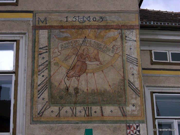 Sundial in Mödling, Austria