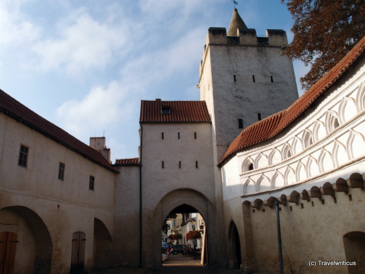 Inside the barbican of a gate named Marientor in Naumburg (Saale), Germany