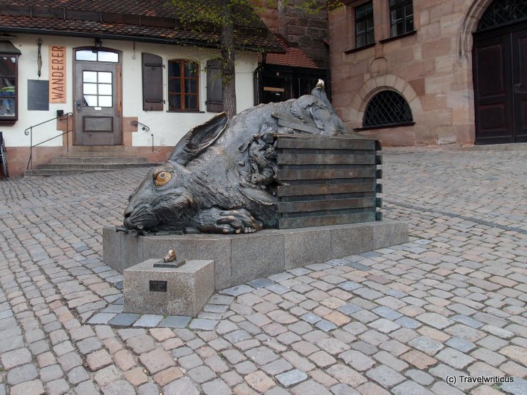 Sculpture by Jürgen Goertz in Nuremberg, Germany