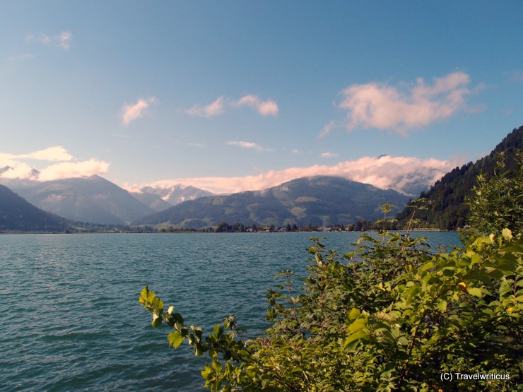 In winter the lake completely freezes and is used for winter sports