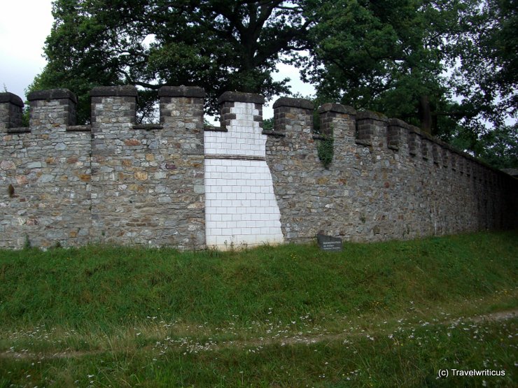 Reconstructed wall of a Roman fort, Germany