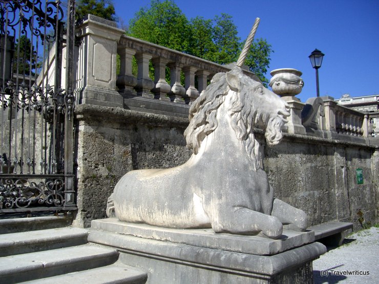 Unicorn at the Mirabell Gardens in Salzburg, Austria