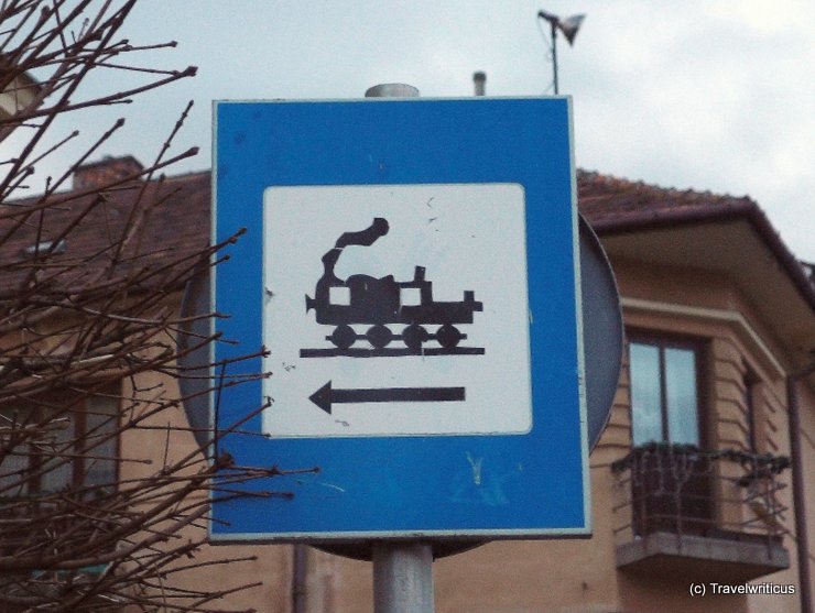 Fun traffic sign in Sopron, Hungary