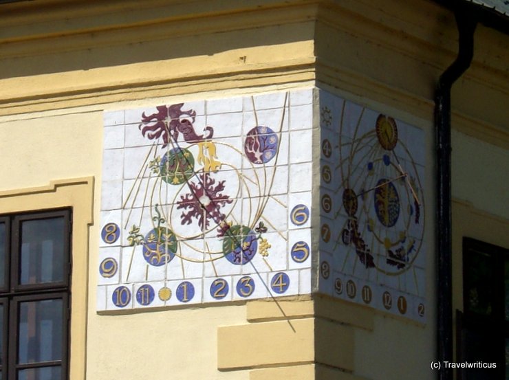 Sundial in Svätý Jur, Slovakia