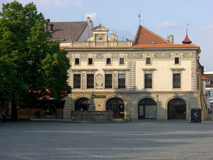 Old pharmarcy at a central place of Uherský Brod