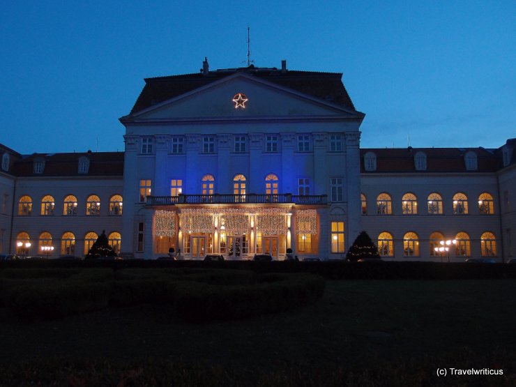 Christmas market at Wilhelminenberg in Vienna, Austria