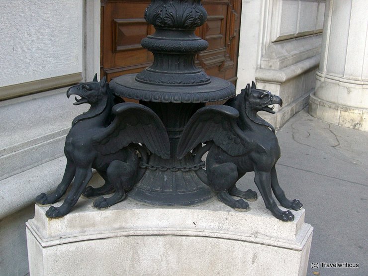 A pair of griffins in Vienna, Austria