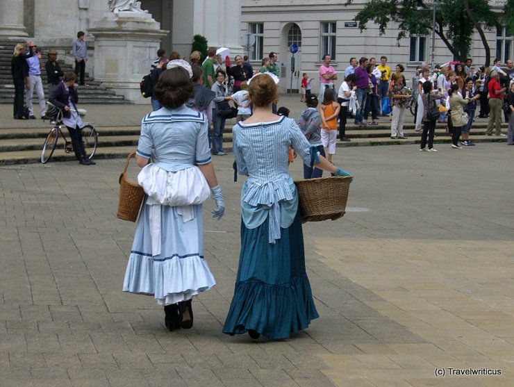 Laundress in Vienna, Austria