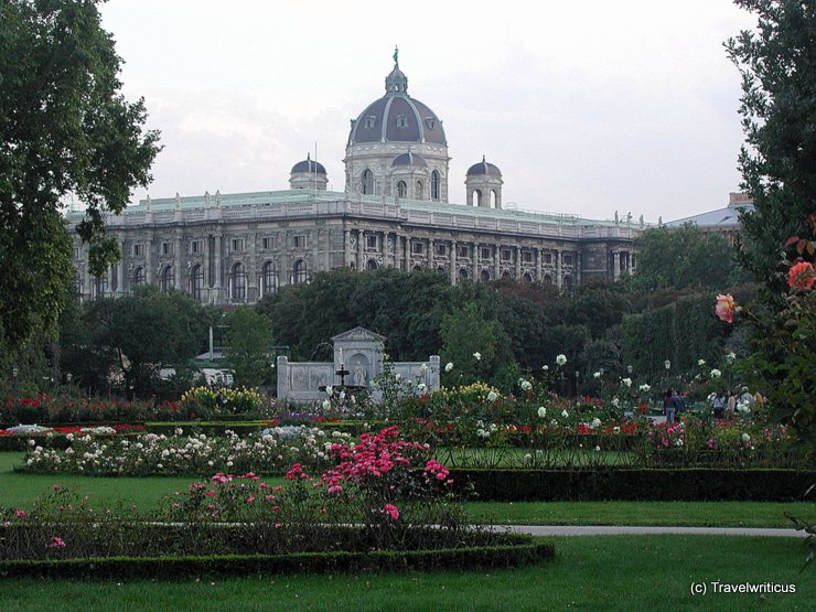 View of the museum from Volksgarten