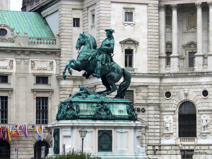 Monument to Prince Eugene of Savoy in Vienna, Austria