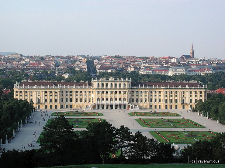 Schönbrunn Palace in Vienna, Austria