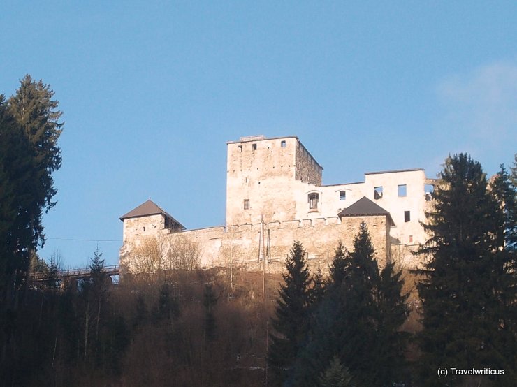 Castle Ruin Lichtenegg in Wartberg, Austria